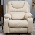 SleepingTitan Origin Lay Flat Lift Chair, 25.1 Inch Wide Seat 74.2 Inch Length, Cream ‪(FREE 2 Years Warranty).