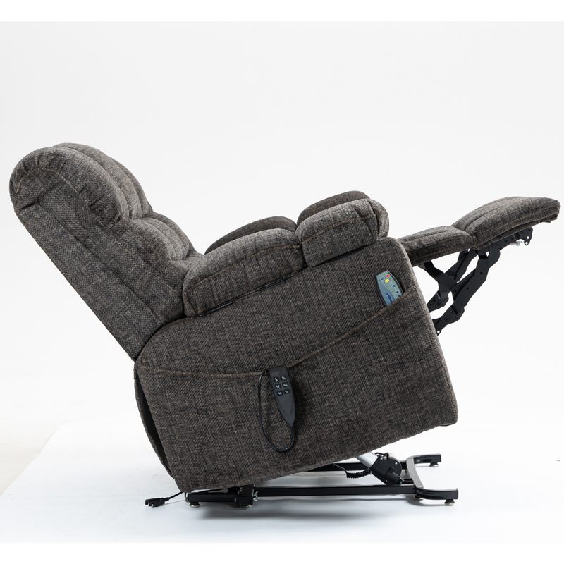 ZeroG Lift Chair, Zero Gravity Lay Flat Recliner, Upgraded Lift with Heat and Massage (FREE 2 Years Warranty).