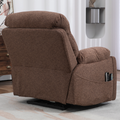 LuxQuad Lay Flat Lift Chair, 25.5 Inch Wide Seat, The First 4 Motors Lift Chair, Coffee Brown (FREE 2 Years Warranty)