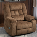 LuxQuad Lay Flat Lift Chair, 25.5 Inch Wide Seat, The First 4 Motors Lift Chair, Brown (FREE 2 Years Warranty).