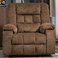 LuxQuad Lay Flat Lift Chair, 25.5 Inch Wide Seat, The First 4 Motors Lift Chair, Brown (FREE 2 Years Warranty)