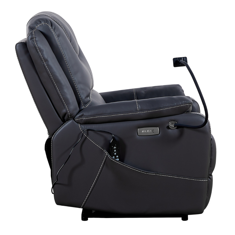 CloudFloat Recliner Chair with Heat and Massage, 139 Degree True Zero Gravity, with Heat and Massage Faux Leather Black (FREE Eye Massager)