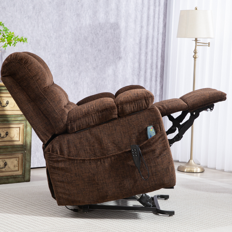 ZeroG Lift Chair, Zero Gravity Lay Flat Recliner, Upgraded Lift with Heat and Massage (FREE 2 Years Warranty).