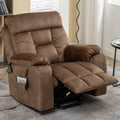 Castle Lift Chair for Big, 26 Inch Wide Seat with Back Up Battery, Hidden Cup Holder, Brown ‪(FREE 2 Years Warranty)