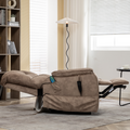 SleepingTitan Lift Chair, Extra Wide with Dual Motor, 180° Lay Flat Recliner ,With Back Up Battery , Brown ‪(FREE 2 Years Warranty)