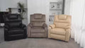 SleepingTitan Lift Chair, Extra Wide with Dual Motor, 180° Lay Flat Recliner, Heat and Massage, Beige ‪(FREE 2 Years Warranty)